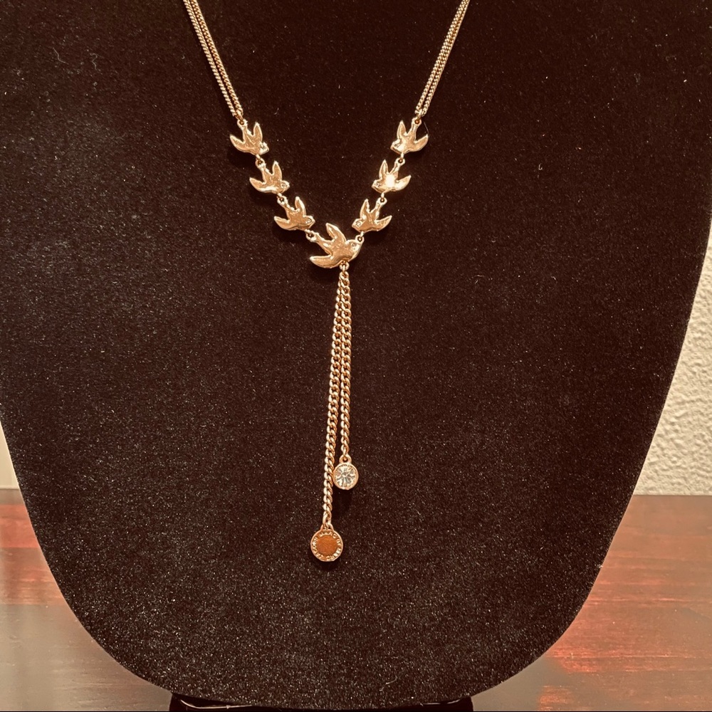 Marc Jacobs Necklace Gold-Plated with Birds RARE* - Picture 7 of 10